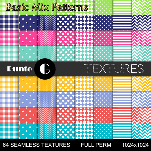 Full Perm Textures - Basic Mix Patterns
