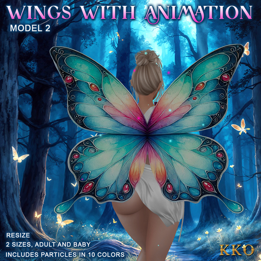 [KKO] Wings with animation - Model 02