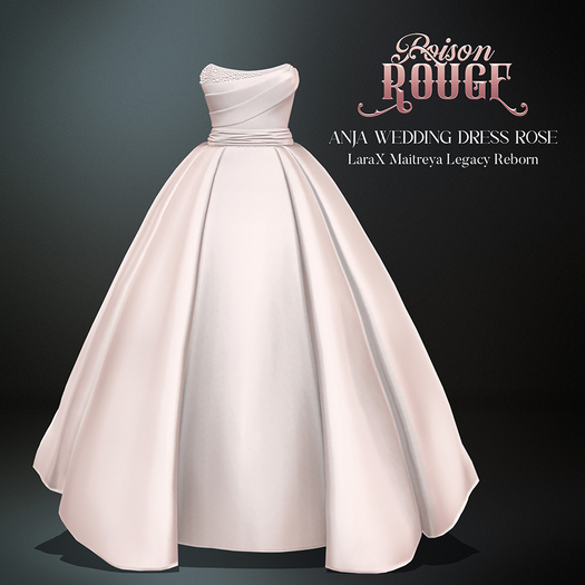 POISON ROUGE Anja Wedding Dress Rose