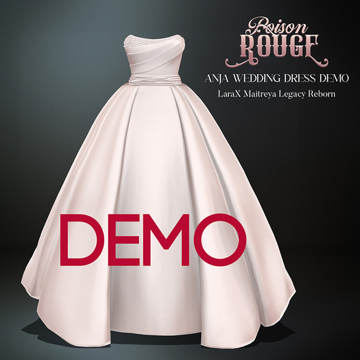 POISON ROUGE Anja Wedding Dress DEMO