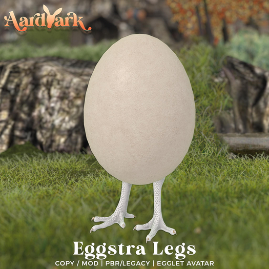 Aardvark : Eggstra Legs - White 