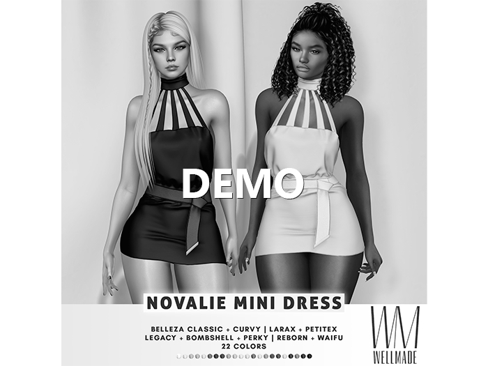 [WellMade] Novalie Mini Dress DEMO