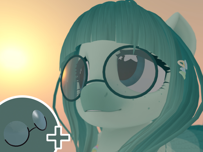 [LaGe] Round Pony Glasses