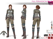 Full Perm Female Steampunk Fantasy Top Maitreya 5.3 LaraX Ebody Reborn Legacy Belleza Slink Tonic Ocacin Classic Avatars