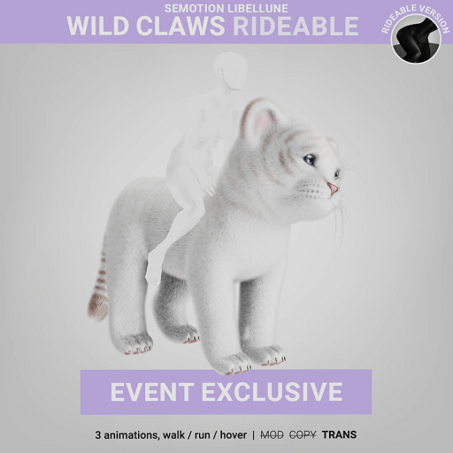 SEmotion Libellune Wild Claws Rideable EXCLUSIVE