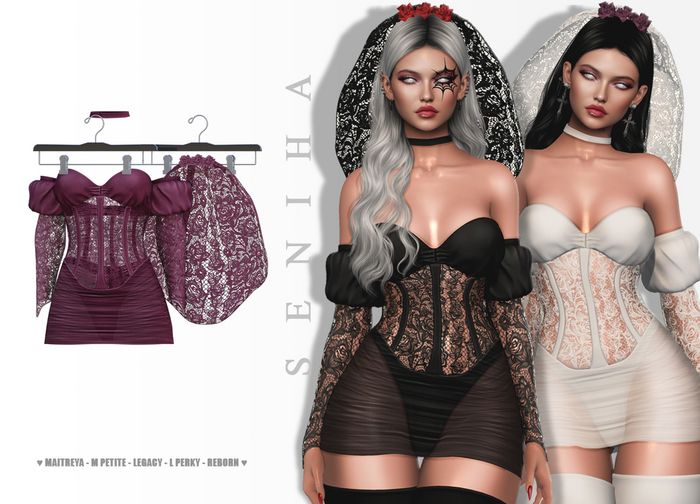 Seniha. Maila Set // Burgundy