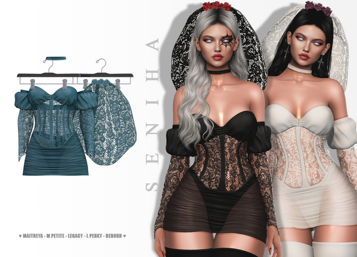 Seniha. Maila Set // Aqua