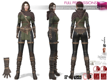 Full Perm Female Fingerless Long Fantasy Gloves For Maitreya 5.3 LaraX Ebody Reborn Legacy Belleza Slink Tonic Ocacin
