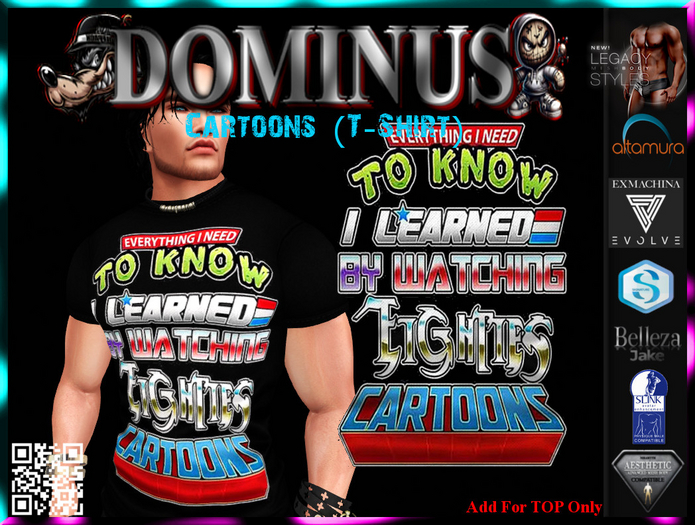 ~DOMINUS~Cartoons (T-Shirt)   (ADD)