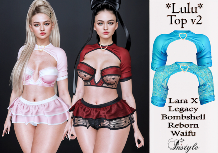 InStyle *Lulu* TOP2 ~ Blue - PROMO