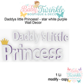 ZLD daddys little Princess! - star white purple
