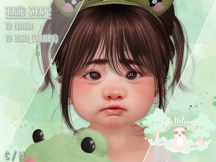 { Slothlings } Hallie Shape