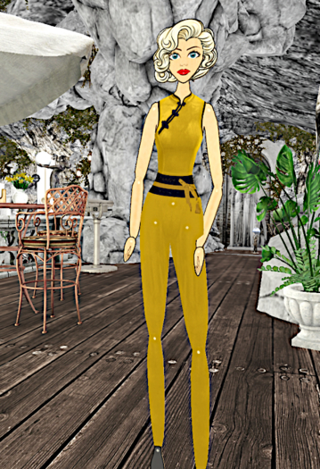 [SLZS] PMR Cardy Velvet Outfit (gold)