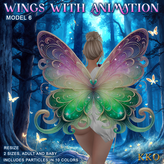 [KKO] Wings with animation - Model 06