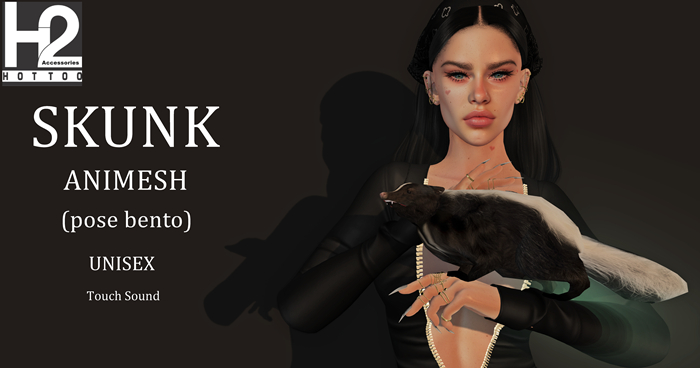 H2 - SKUNK ANIMESH (pose bento) UNISEX touch