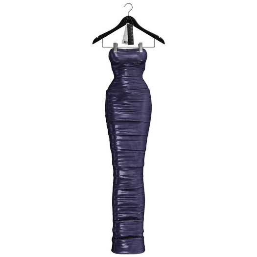 Rowne.Tahir Latex Dress - Purple
