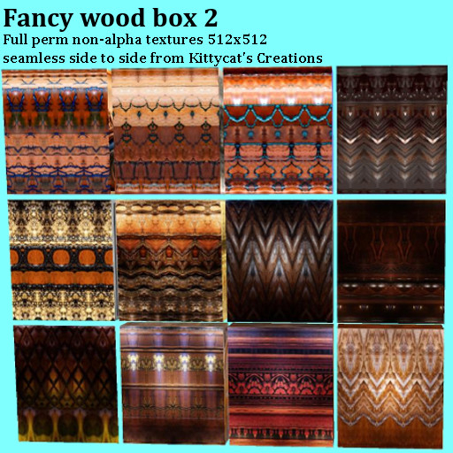 Fancy wood 2  box