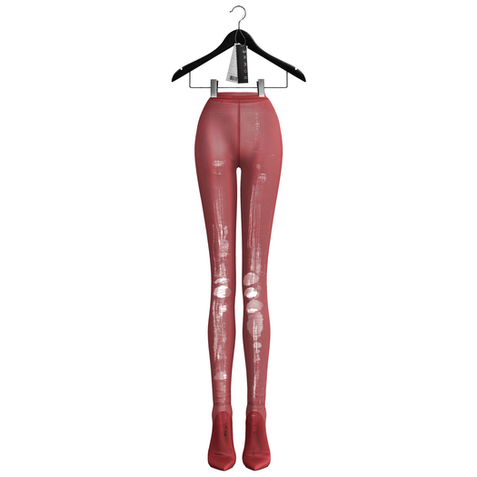 Rowne.Nane Sheer Tights - Red