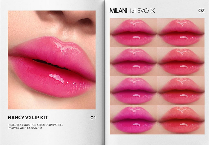 MILANI - "NANCY V2" LIP KIT / FATPACK