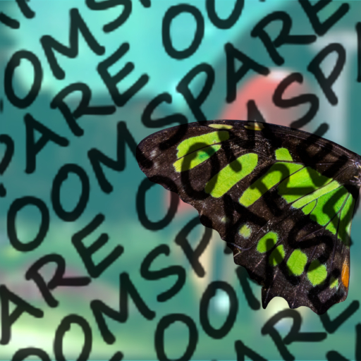 Green Spotted Butterfly Wing Seed Texture