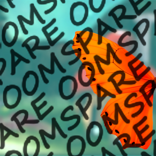 Orange Butterfly Wing Texture