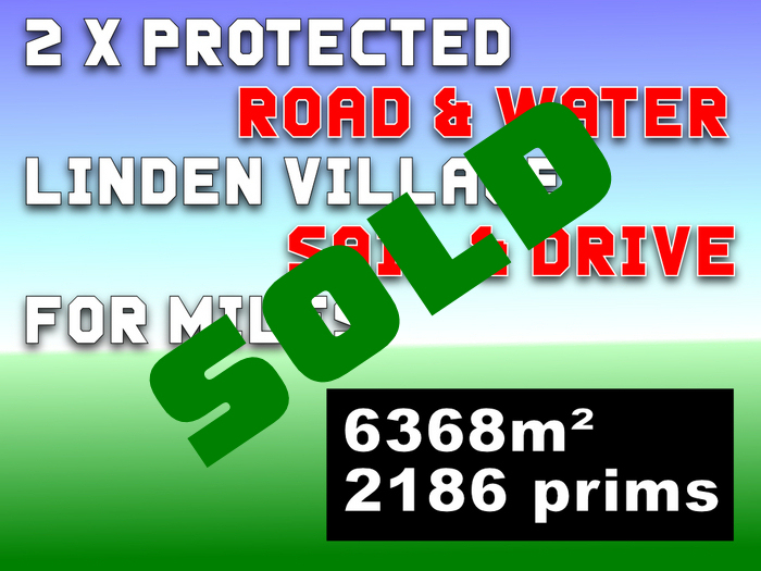 *~ DOUBLE PROTECTED~~ROAD & SEA ~* Moderate  Land In Linden Village ~ FOR SALE