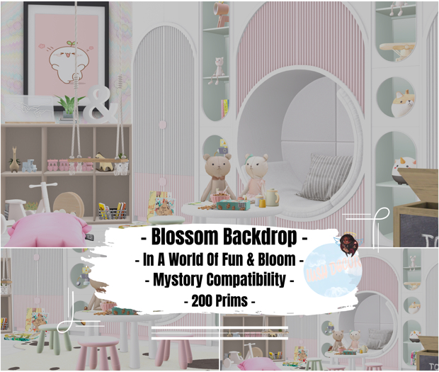 [LD] Blossom Backdrop [PRE-MADE]