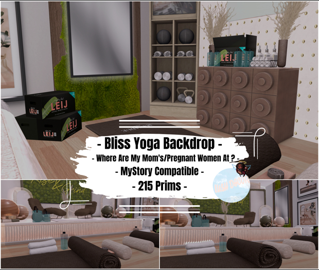 [LD] Bliss Yoga Backdrop [PRE-MADE]