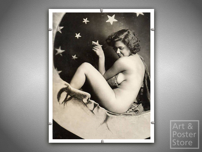 Over The Moon | Photo Poster | Mesh Clip Frame #60