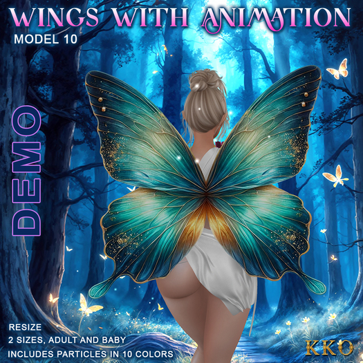 [KKO] Wings with animation - Model 10 DEMO