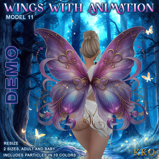 [KKO] Wings with animation - Model 11 DEMO