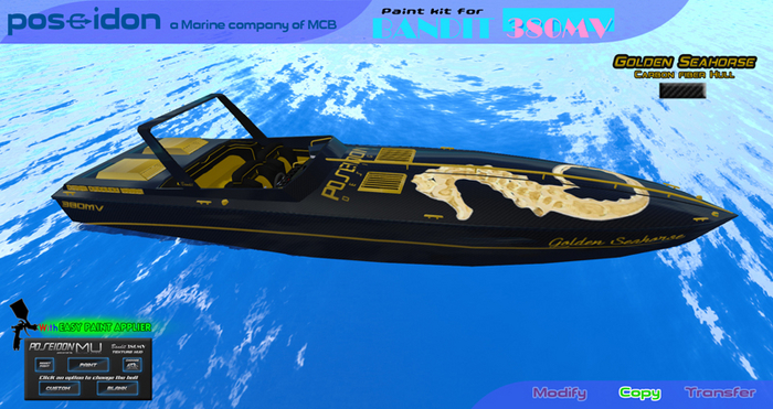 ::POSEIDON:: 380MV - GOLDEN SEAHORSE - Easy paint applier
