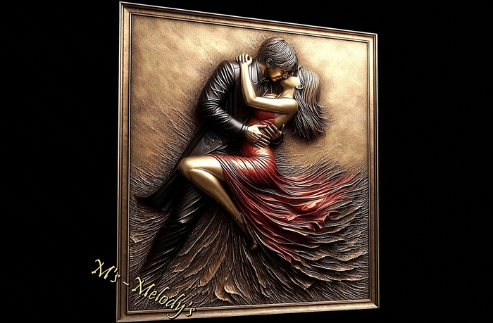 M's - Bas-relief -  "Dance of Passion"