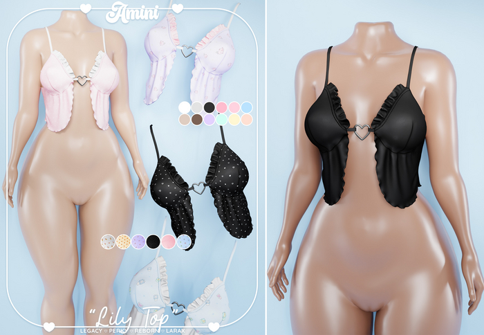 Amini - Lily Top [Black]