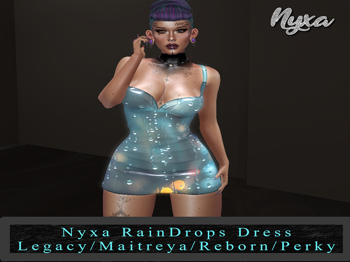 NYXA RAINDROPS DRESS ALL SIZES FATPACK