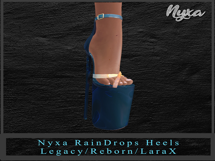 NYXA RAINDROPS HEELS ALL SIZES FATPACK