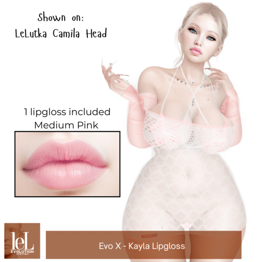 {Fire} - Kayla Lipgloss [Pink]