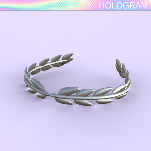 Metal Leaf Wreath