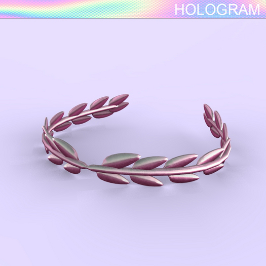 Pink Leaf Wreath