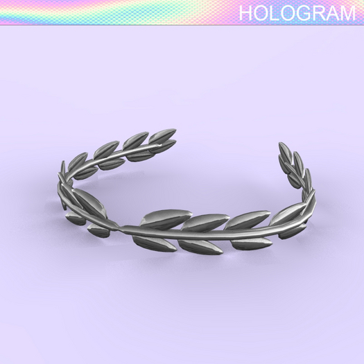 Silver Leaf Wreath