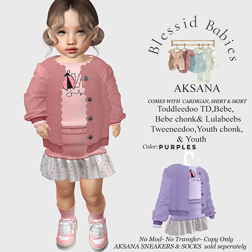 BLESSIDBABIES AKSANA PURPLES (ADD)