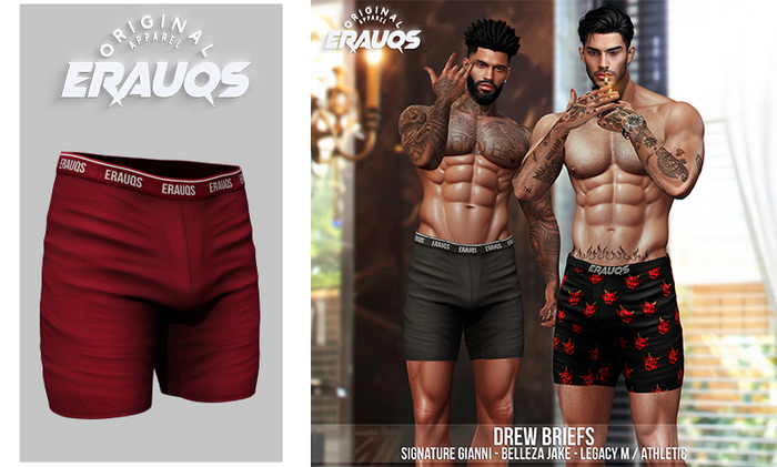 [ ERAUQS ] - Drew Briefs - 08