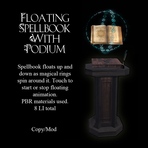 Floating Spellbook & Podium
