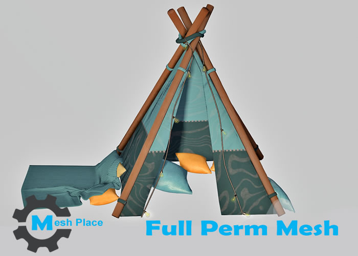 Mesh Place Tipi Camping Tent Full Perm