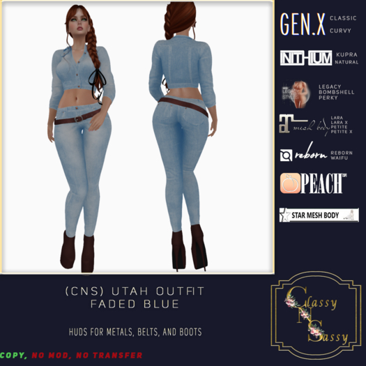 (CNS) Utah Outfit  Faded Blue (ADD)