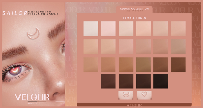 VELOUR "SAILOR" BINDI FEMME