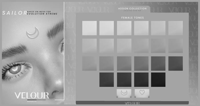 VELOUR "SAILOR" BINDI FEMME DEMO