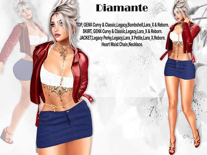 !CGF-*Diamante* Skirt Outfit