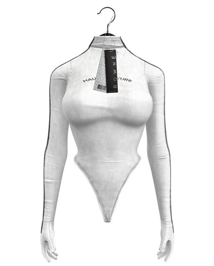 Rowne.Yuri Sporty Bodysuit - White
