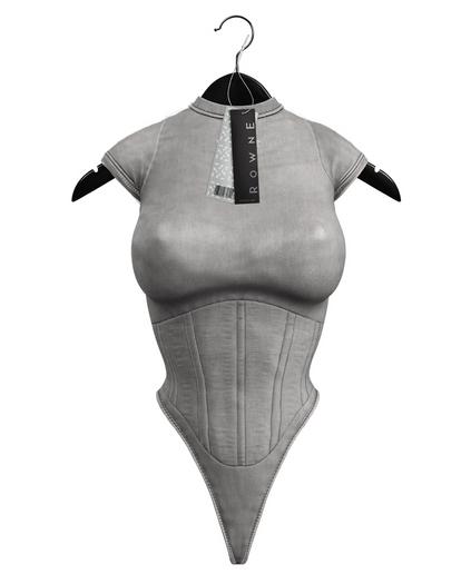 Rowne.Aimi T Bodysuit - Grey